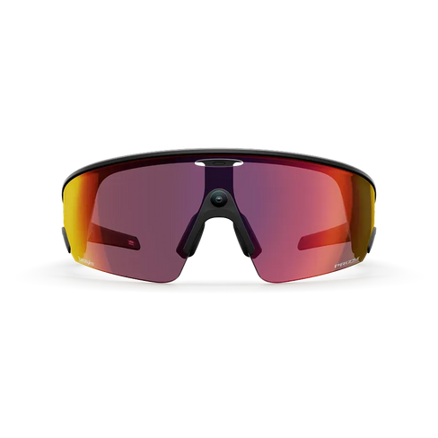 Vue avant des lunettes Oakley Meta Vanguard avec monture noire et verres Prizm™ Transitions® Ember.