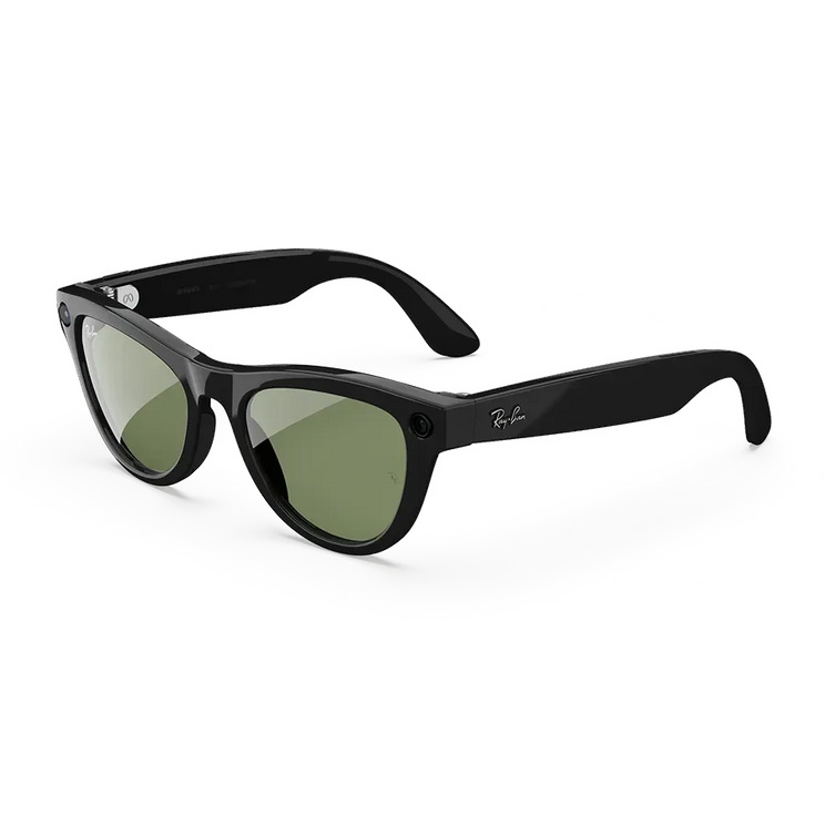 Ray-Ban Meta Skyler (Gen 2) – Shiny Black, Green Lenses