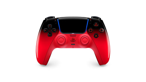 Vue avant de la manette DualSense Techno Red