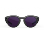 Vue de face des lunettes Oakley Meta HSTN avec monture noire et verres Transitions® Améthyste.