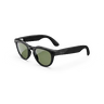 Shiny Black, Green Lenses