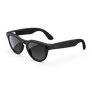 Vue de gauche des lunettes Ray-Ban Meta Headliner avec monture Noir mat et verres solaires Dégradé Graphite polarisés.