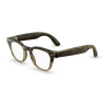 Shiny Transparent Stone Beige, Clear Lenses