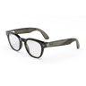 Shiny Transparent Dark Olive, Clear Lenses