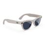 Vue de droite des lunettes Ray-Ban Meta avec monture Gris Poudré Brillant et verres Transitions® Saphir.