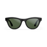 Vue avant des lunettes Ray-Ban Meta avec monture Noir Brillant et verres VERT G15 Transitions®.